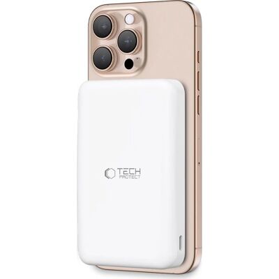 Powerbank Tech-Protect PB24 10.000mAh Bianca - Powerbank Powerbank Tech-Protect PB24 10.000mAh Bianca - Powerbank