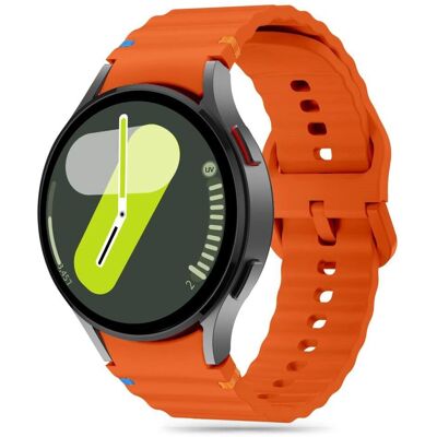 Tech-Protect Oransje Silikon Sport Band for Galaxy Watch7 / FE / Watch6 / Watch5 / Watch4 Tech-Protect Oransje Silikon Sport Band for Galaxy Watch7 / FE / Watch6 / Watch5 / Watch4