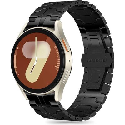 Tech-Protect Edelstahl Uhrenarmband für Galaxy Watch 4-7 - Schwarz Tech-Protect Edelstahl Uhrenarmband für Galaxy Watch 4-7 - Schwarz