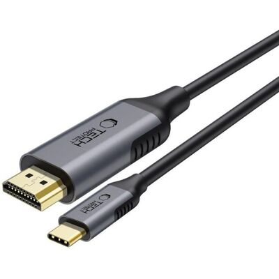 Cavo Ultraboost Tech-Protect Type-C a HDMI 2.0 - 4K 60Hz - 180cm Nero Cavo Ultraboost Tech-Protect Type-C a HDMI 2.0 - 4K 60Hz - 180cm Nero
