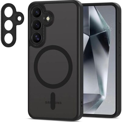 Obudowa Tech-Protect MagCam - Samsung Galaxy S25 - Zgodna z MagSafe - Matowa Czarna Obudowa Tech-Protect MagCam - Samsung Galaxy S25 - Zgodna z MagSafe - Matowa Czarna