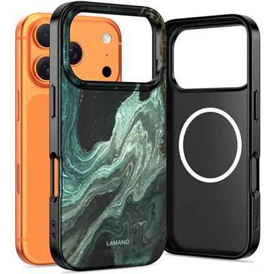 Tech-Protect - Lamano iPhone 17 Pro Max - Aura Verte - phone case Tech-Protect - Lamano iPhone 17 Pro Max - Aura Verte - phone case