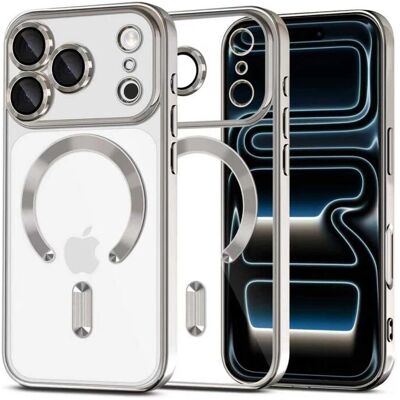 Tech-Protect - MagFlex iPhone 17 Pro - Stříbrná - MagSafe - Case Tech-Protect - MagFlex iPhone 17 Pro - Stříbrná - MagSafe - Case
