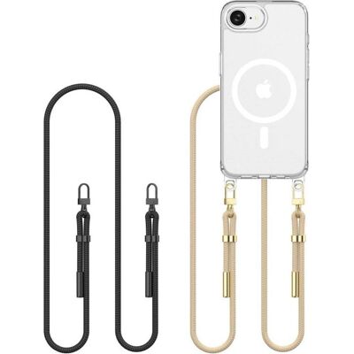 Etui Tech-Protect iPhone 16E MagSafe Czarna Łańcuch Etui Tech-Protect iPhone 16E MagSafe Czarna Łańcuch