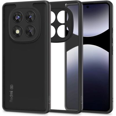 Tech-Protect MagMat Plastikcover til Xiaomi Redmi Note 14 Pro (5G) - Gennemsigtig / Sort Tech-Protect MagMat Plastikcover til Xiaomi Redmi Note 14 Pro (5G) - Gennemsigtig / Sort
