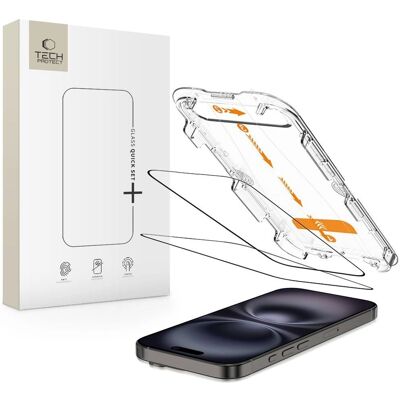 Tech-Protect iPhone 15 / 16 Displayschutz - 9H Härte Tech-Protect iPhone 15 / 16 Displayschutz - 9H Härte