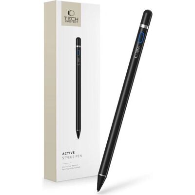 Tech-Protect Aktiv Stylus - Sort - Stylus Pen Tech-Protect Aktiv Stylus - Sort - Stylus Pen