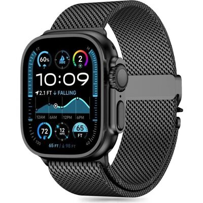 Tech-Protect Milano Edelstahlarmband - Schwarz Tech-Protect Milano Edelstahlarmband - Schwarz
