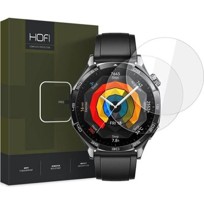 Hofi Glass Pro+ Pack de 2 pour Huawei Watch GT 5 - Protecteur d'écran - Publicité Hofi Glass Pro+ Pack de 2 pour Huawei Watch GT 5 - Protecteur d'écran - Publicité