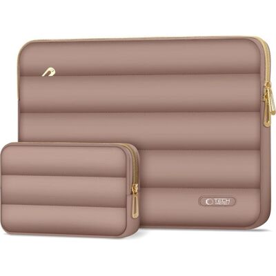 Tech-Protect Braune 13-14" Laptop-Hülle mit Zubehörtasche Tech-Protect Braune 13-14" Laptop-Hülle mit Zubehörtasche