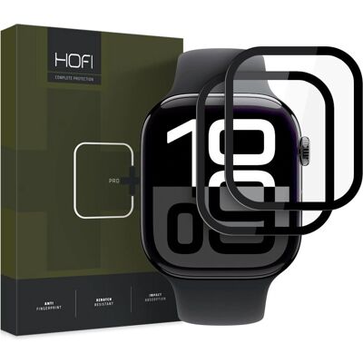 Hofi Marque Hybrid Pro+ Pack de 2 pour Apple Watch 10 - Protecteur d'écran - Publicité Hofi Marque Hybrid Pro+ Pack de 2 pour Apple Watch 10 - Protecteur d'écran - Publicité
