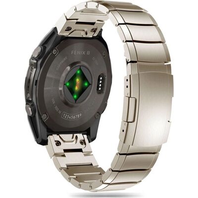 Garmin Fenix 5X / 6X / 7X / 8 Titan rustfritt stål klokkerem Garmin Fenix 5X / 6X / 7X / 8 Titan rustfritt stål klokkerem