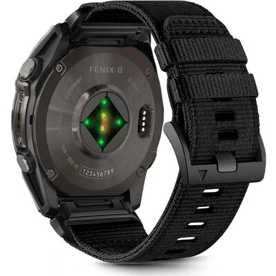 Garmin Klassisk Nylon Klokke Band - Svart - Smartwatch Tilbehør Garmin Klassisk Nylon Klokke Band - Svart - Smartwatch Tilbehør