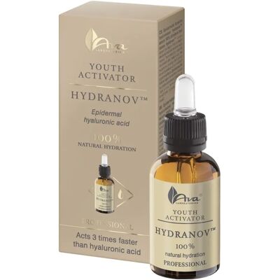 Sérum activateur d'acide hyaluronique épidermique AVA Laboratorium - Hydranov - Stimulation d'hydratation - Publicité Sérum activateur d'acide hyaluronique épidermique AVA Laboratorium - Hydranov - Stimulation d'hydratation - Publicité