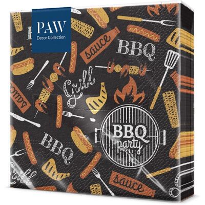 Paw Decor Collection - Serviette Paw Lunch - 33cm (20pcs) Paw Decor Collection - Serviette Paw Lunch - 33cm (20pcs)