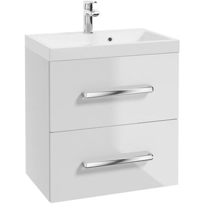 KERRA Waschbecken Retro auf Säule - Keramik, 58cm, Weiß - Badezimmerarmatur KERRA Waschbecken Retro auf Säule - Keramik, 58cm, Weiß - Badezimmerarmatur