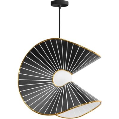 Lámpara Toolight APP1500-1CP Negro Dorado - Lámpara Colgante Lámpara Toolight APP1500-1CP Negro Dorado - Lámpara Colgante