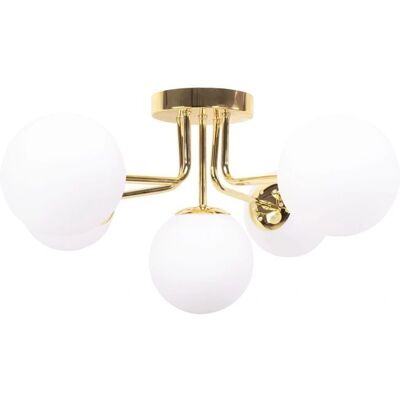Toolight Lampe Suspendue Dorée Mat - Lumière Plafond - Publicité Toolight Lampe Suspendue Dorée Mat - Lumière Plafond - Publicité