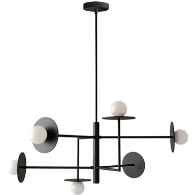 REA - Ripustuskattovalaisin APP1668-6CP musta - Pendant lamp REA - Ripustuskattovalaisin APP1668-6CP musta - Pendant lamp