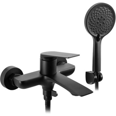 Mezclador de bañera Avalon negro - Montaje en pared Mezclador de bañera Avalon negro - Montaje en pared
