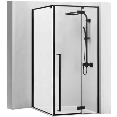 Rea Fargo 90x90 Czarna kabina prysznicowa - Róg, Kątownik Rea Fargo 90x90 Czarna kabina prysznicowa - Róg, Kątownik