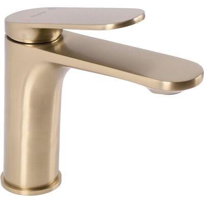 Robinet REA Or Bruni Basse - Lavabo Salle de Bain - Publicité Robinet REA Or Bruni Basse - Lavabo Salle de Bain - Publicité