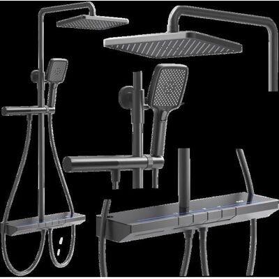 REA Titanium suihkusetti termostaatilla REA Titanium suihkusetti termostaatilla