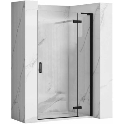 Puerta de ducha REA Hugo 100 negra Puerta de ducha REA Hugo 100 negra