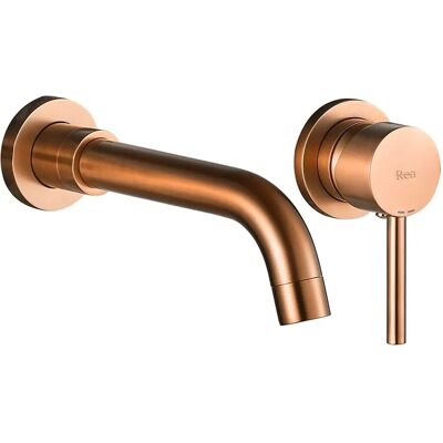 Robinet en cuivre long REA avec brosse - Salle de bain - Publicité Robinet en cuivre long REA avec brosse - Salle de bain - Publicité