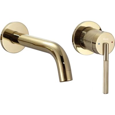 REA - Grifo de Pared Argon Gold - Bañera y Lavabo - Garantía 5A REA - Grifo de Pared Argon Gold - Bañera y Lavabo - Garantía 5A