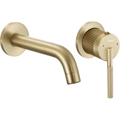 REA Argon Brushed Gold Wall Bath & Sink Faucet REA Argon Brushed Gold Wall Bath & Sink Faucet
