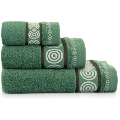 Zwoltex Rondo 2 ZE-001T Zielony - Ręcznik Zwoltex Rondo 2 ZE-001T Zielony - Ręcznik