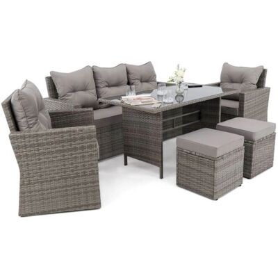 MebleMWM - MONAKO - Szary - Outdoor furniture set MebleMWM - MONAKO - Szary - Outdoor furniture set
