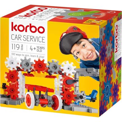 Blocs de construction Korbo Modèle 119 - Service voiture - Publicité Blocs de construction Korbo Modèle 119 - Service voiture - Publicité