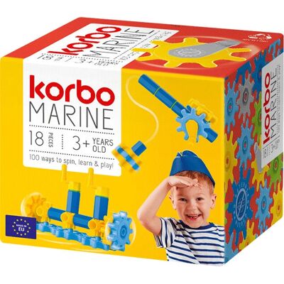 Korbo Marine 18 - Ensemble de construction - 3+ ans - Publicité Korbo Marine 18 - Ensemble de construction - 3+ ans - Publicité