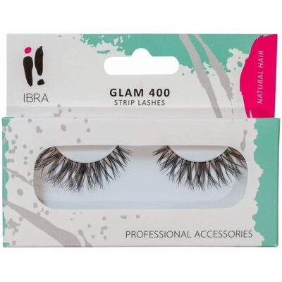 Extensions de Faux Cils Noirs Glamour Ibra - Style 400 - Publicité Extensions de Faux Cils Noirs Glamour Ibra - Style 400 - Publicité