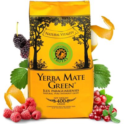 Mate Green Yerba Frutas - Yerba Mate - 400g Mate Green Yerba Frutas - Yerba Mate - 400g