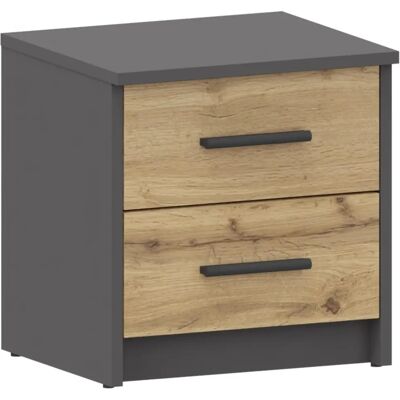 BODO - 2S - Antracyt - Wotan - Nightstand BODO - 2S - Antracyt - Wotan - Nightstand