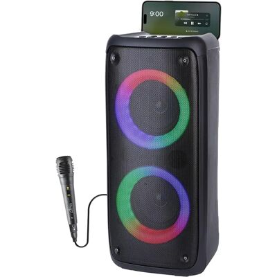 Media-Tech Tragbarer Bluetooth Lautsprecher mit Mikrofon - Karaoke - Bluetooth 5.0 Media-Tech Tragbarer Bluetooth Lautsprecher mit Mikrofon - Karaoke - Bluetooth 5.0