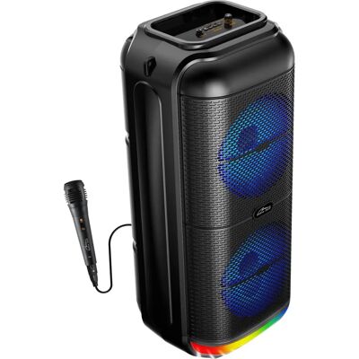 Media-Tech Power Audio TWS Bluetooth Tragbarer Lautsprecher mit Diskolicht - 50W RMS Media-Tech Power Audio TWS Bluetooth Tragbarer Lautsprecher mit Diskolicht - 50W RMS