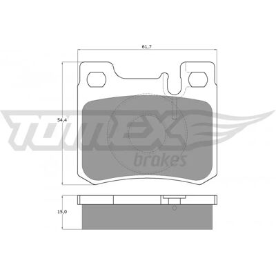 TOMEX Bremsbeläge TX 12-30 Hinterachse - Bremsen TOMEX Bremsbeläge TX 12-30 Hinterachse - Bremsen