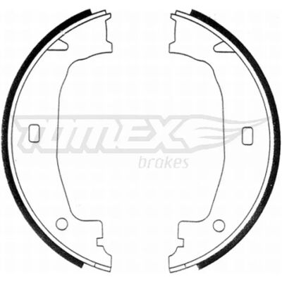 TOMEX brakes BMW TX Achterremschoenen - Set TOMEX brakes BMW TX Achterremschoenen - Set