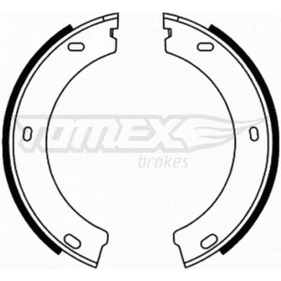 TOMEX remschoenen TX 21-73 achteras TOMEX remschoenen TX 21-73 achteras