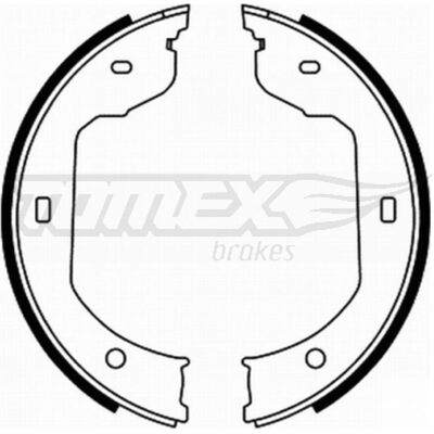TOMEX remmen VW, BMW Achterremmen set - Remschoenen kit TOMEX remmen VW, BMW Achterremmen set - Remschoenen kit