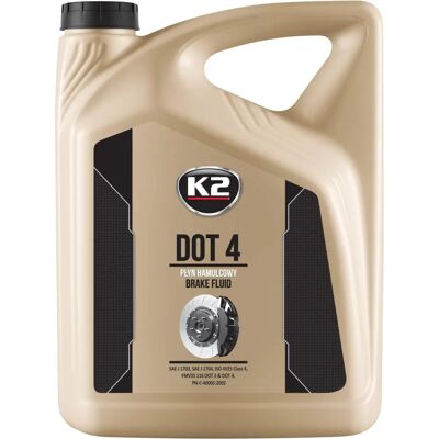 K2 Liquide de Frein - 5L DOT 4 Synthétique, Résistant au Froid - Publicité K2 Liquide de Frein - 5L DOT 4 Synthétique, Résistant au Froid - Publicité