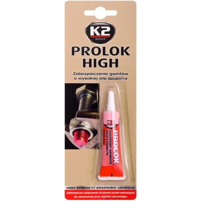 K2 Modèle B151 Colle de verrouillage de visserie rouge haute résistance - Colle de verrouillage de visserie K2 Modèle B151 Colle de verrouillage de visserie rouge haute résistance - Colle de verrouillage de visserie