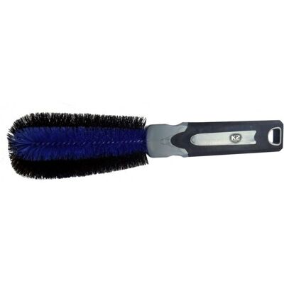 Escova de lavagem de rodas K2 - Pegador de borracha macia Escova de lavagem de rodas K2 - Pegador de borracha macia