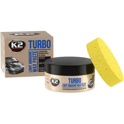 Cire de polissage K2 Turbo - Suppression des rayures, éclat miroir, 250g Cire de polissage K2 Turbo - Suppression des rayures, éclat miroir, 250g
