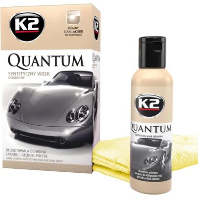 K2 Quantum 140g Cera para Carros - Proteção Hidrofóbica Duradoura K2 Quantum 140g Cera para Carros - Proteção Hidrofóbica Duradoura