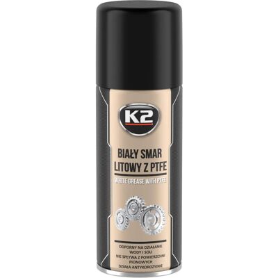 K2 White PTFE Lubricant Spray - Automotive & Industry K2 White PTFE Lubricant Spray - Automotive & Industry
